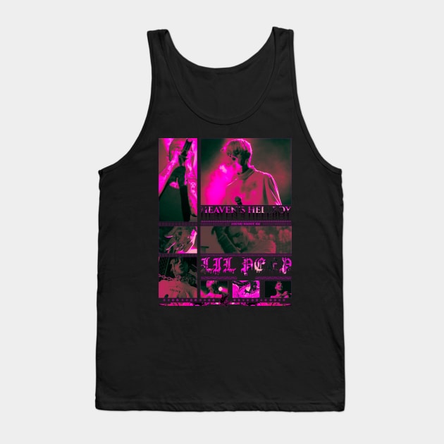 Lil Peep Pink Tank Top by VanessaBorusse